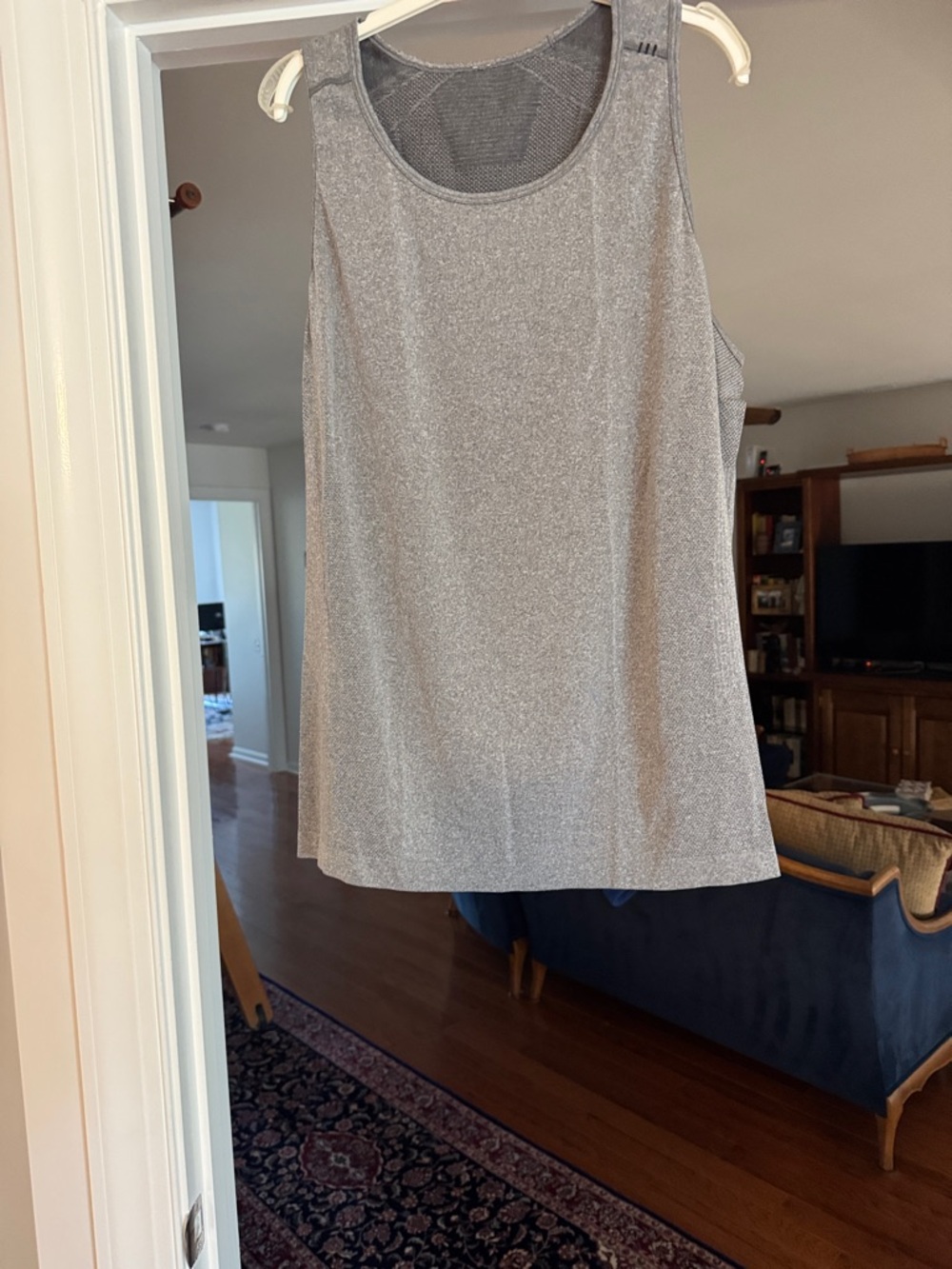 lululemon athletica Heather Gray Performance Racerback Tank